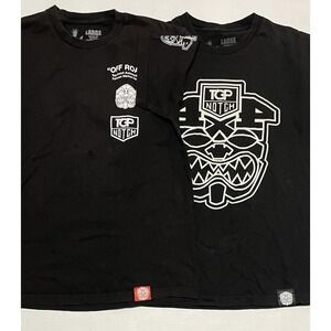 Lot Of 2 Farmers Market X Top Notch Size Large  Off Road Hawaii Tee Shirt Crew